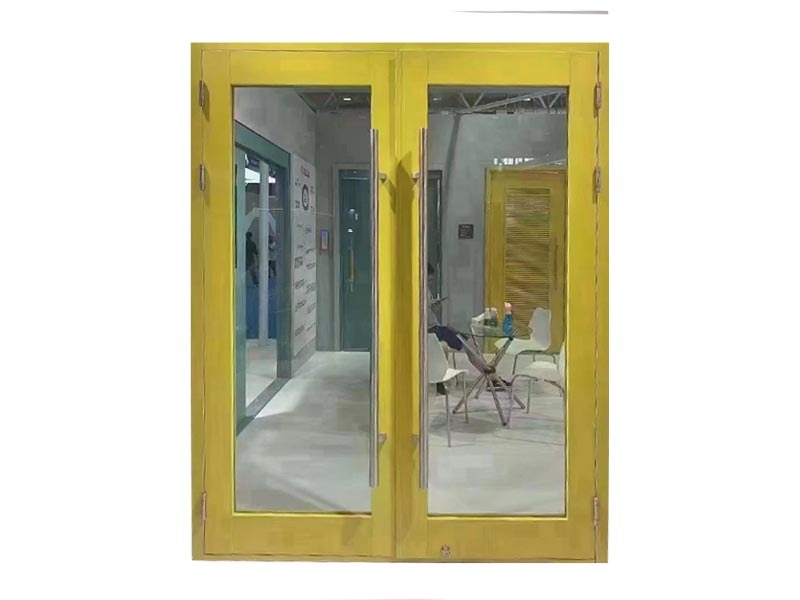 Fire glass door