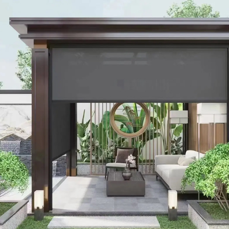 Electric windproof shade