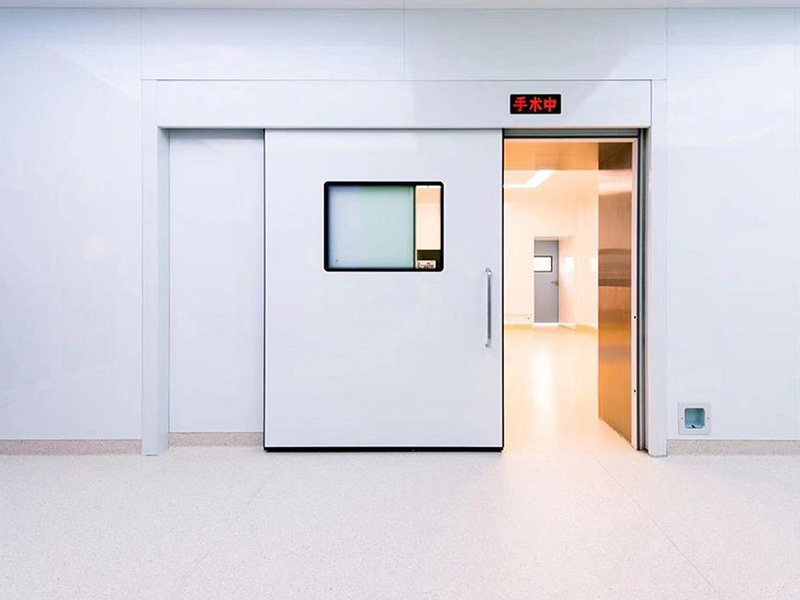 Operating room sliding door