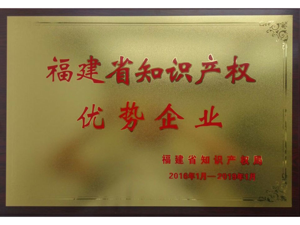 福建省知识产权优势企业