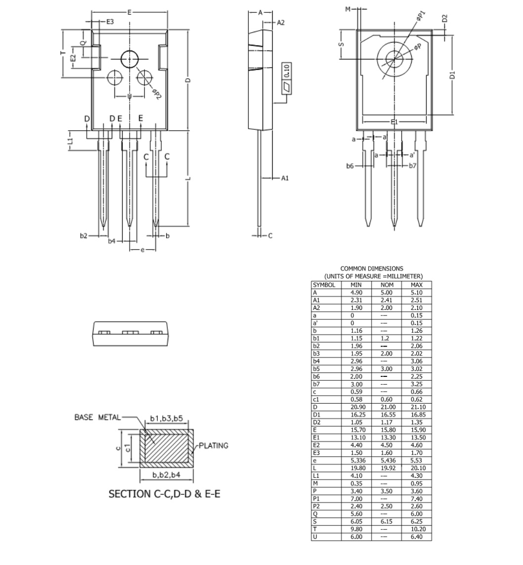  Корпус RG40N065FT TO247 