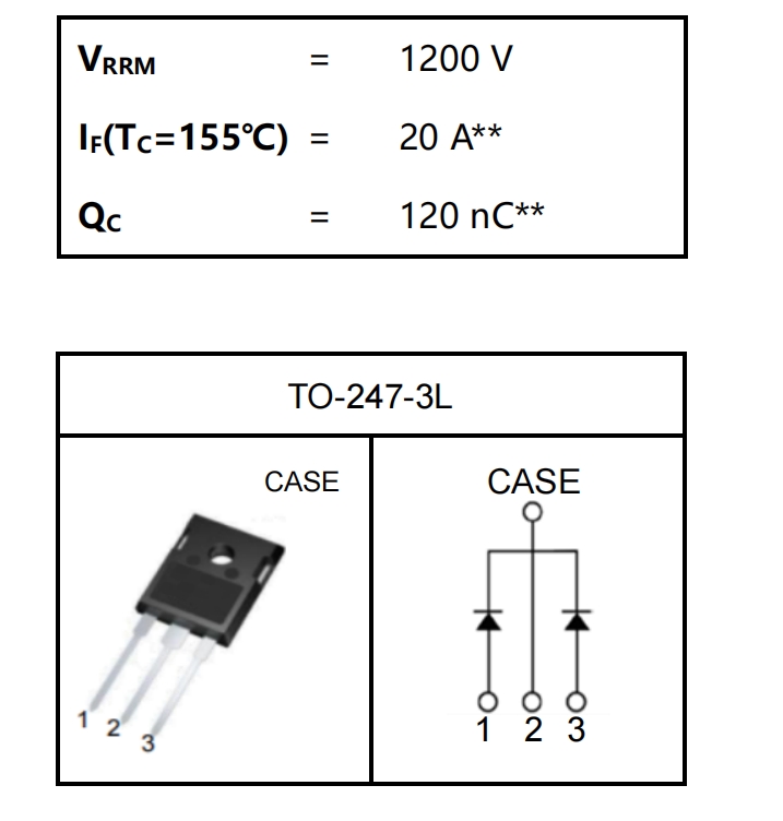  IDW20G120C5BFKSA1 TO-247-3L 
