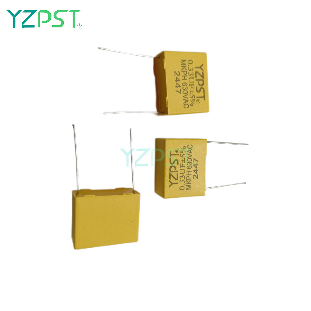 Non-inductive construction MKPH 0.33uF 630VAC capacitor