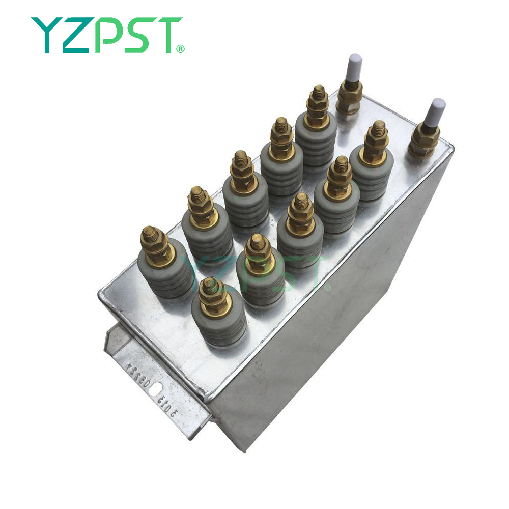 Medium frequency 1000Hz water cooled capacitors 0.75KV
