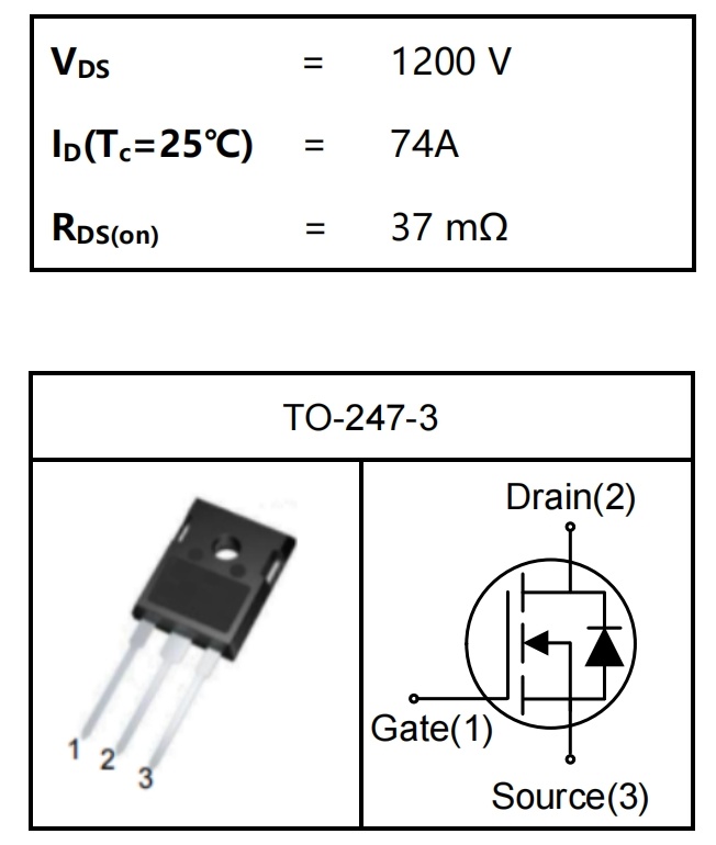  IMW120R045M1 TO-247-3 