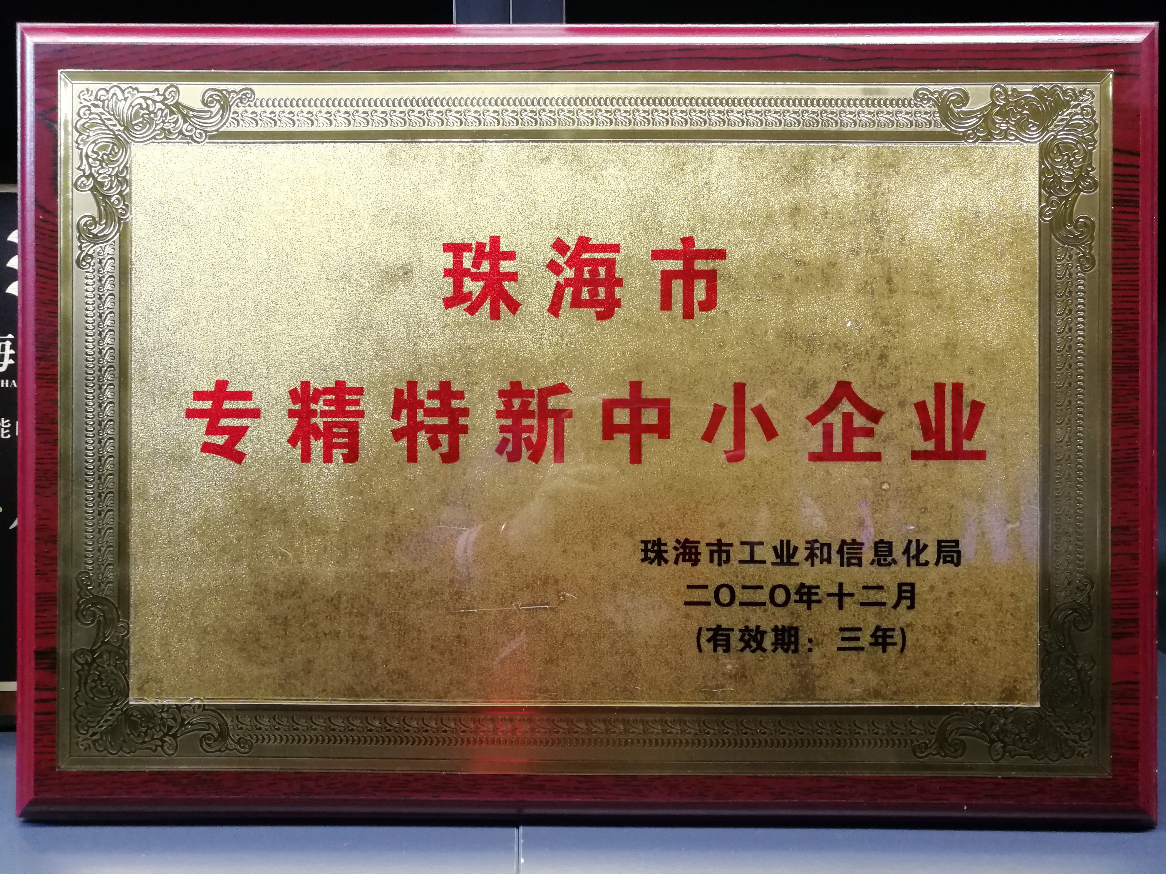珠海市专精特新中小企业