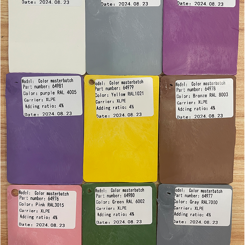 Color Masterbatch For XLPE XLPO Materials