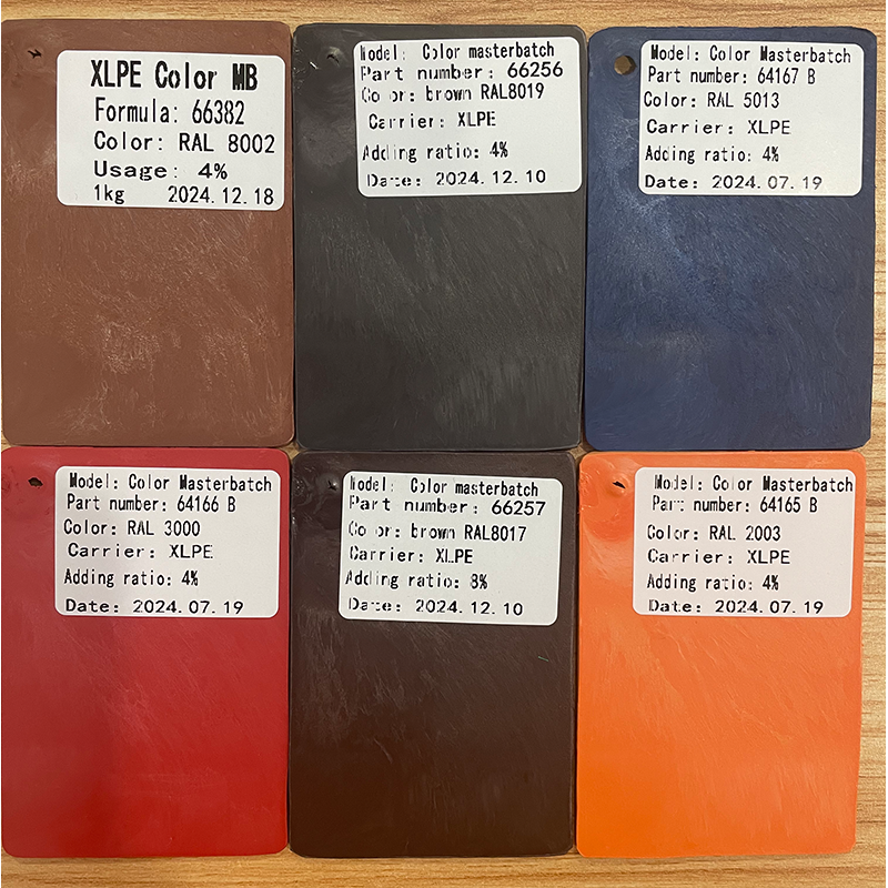 Color Masterbatch For XLPE XLPO Materials