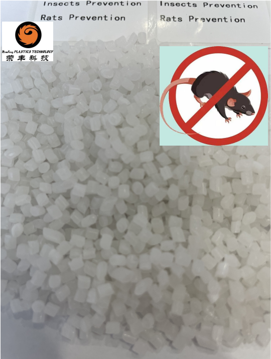 Masterbatch de PE, LDPE y LLDPE para la prevención de roedores e insectos