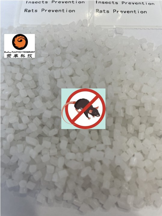 Masterbatch de PE, LDPE y LLDPE para la prevención de roedores e insectos