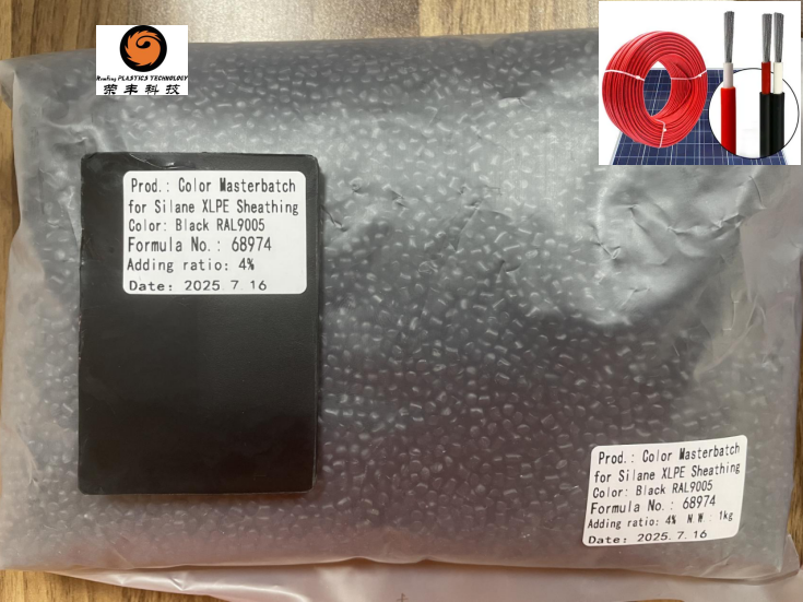 Masterbatch de color personalizado para revestimiento de Silano XLPE