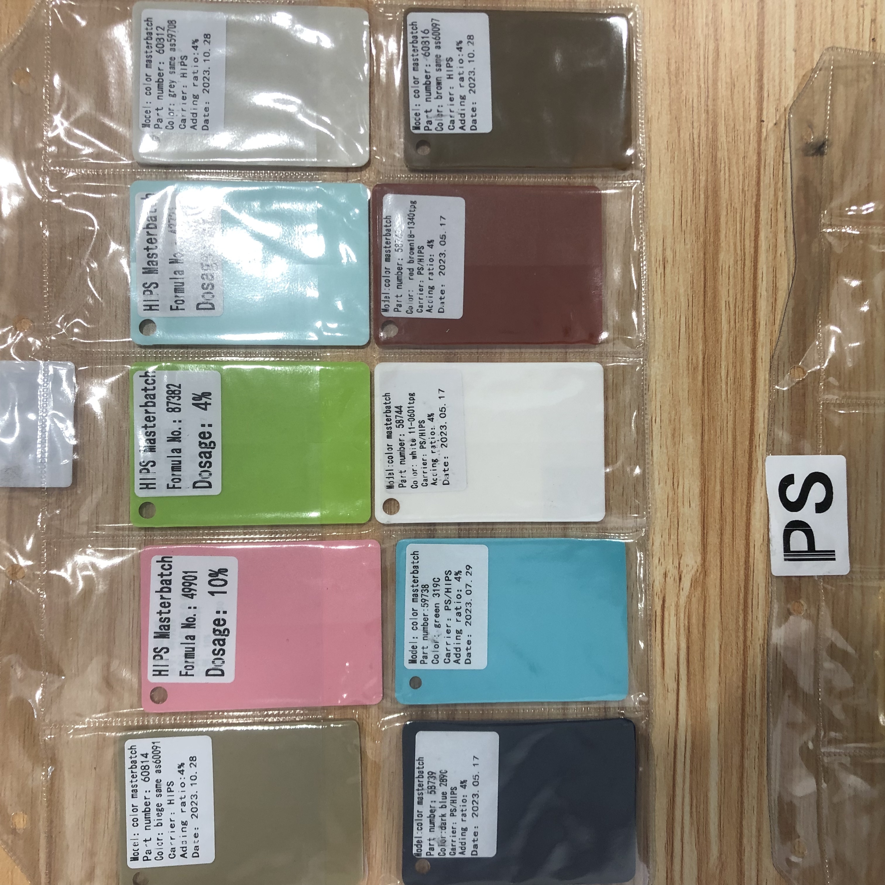 Color Masterbatch for HIPS GPPS