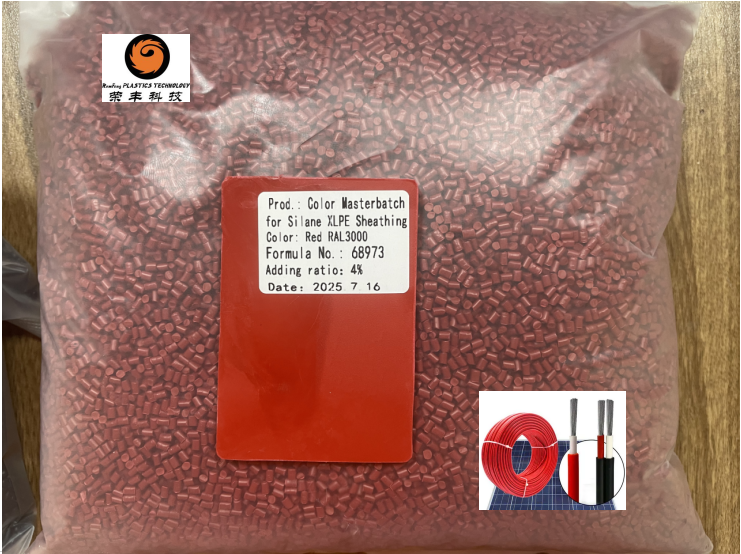 Masterbatch de color personalizado para revestimiento de Silano XLPE