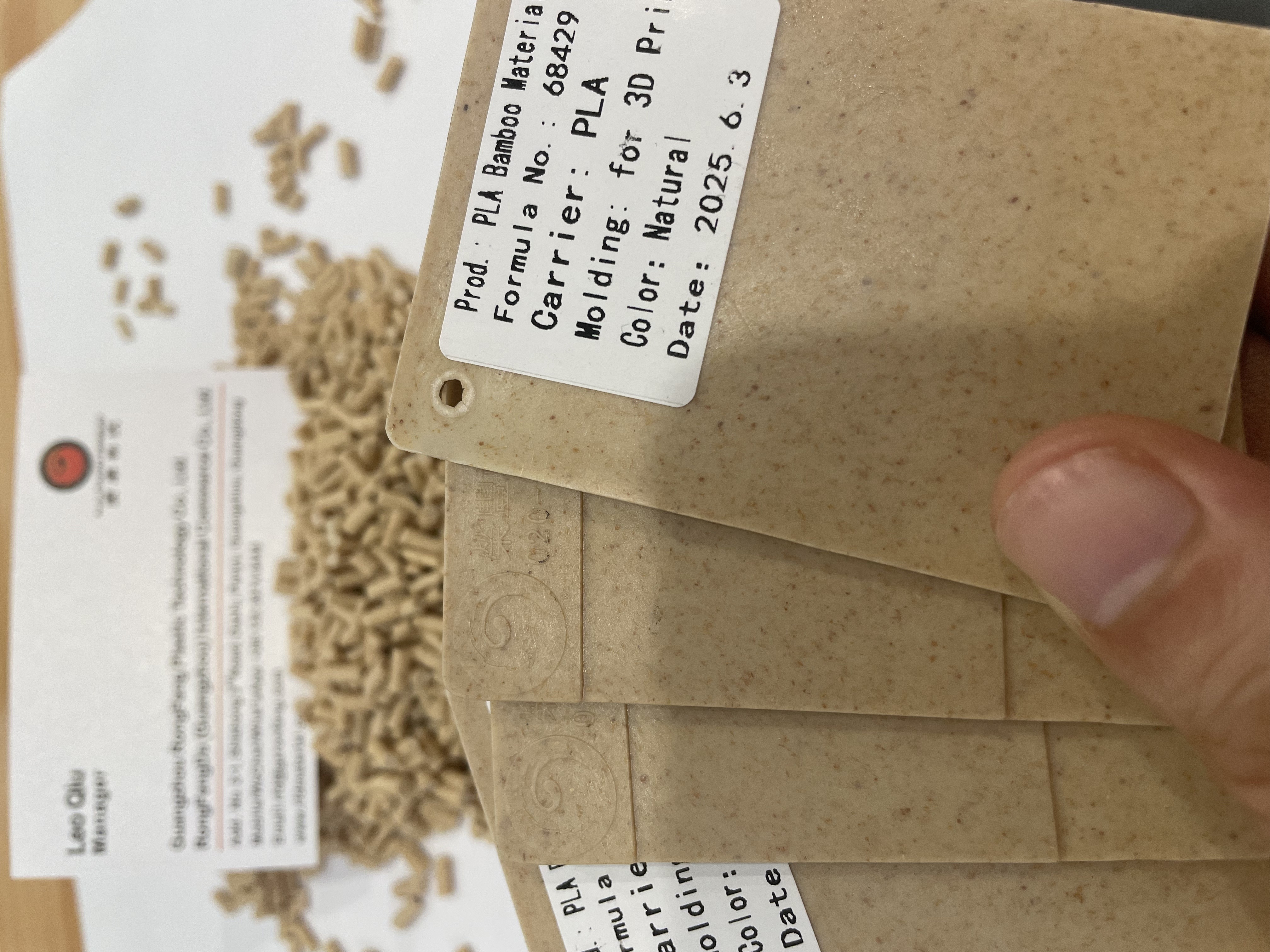 PLA Bamboo Fiber Modified Materials for 3D Print Furniture