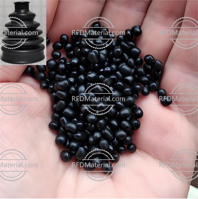 120 ℃ -40 ℃ Hardness Shore D 45 TPE Car Dust Covers Special Elastic Material