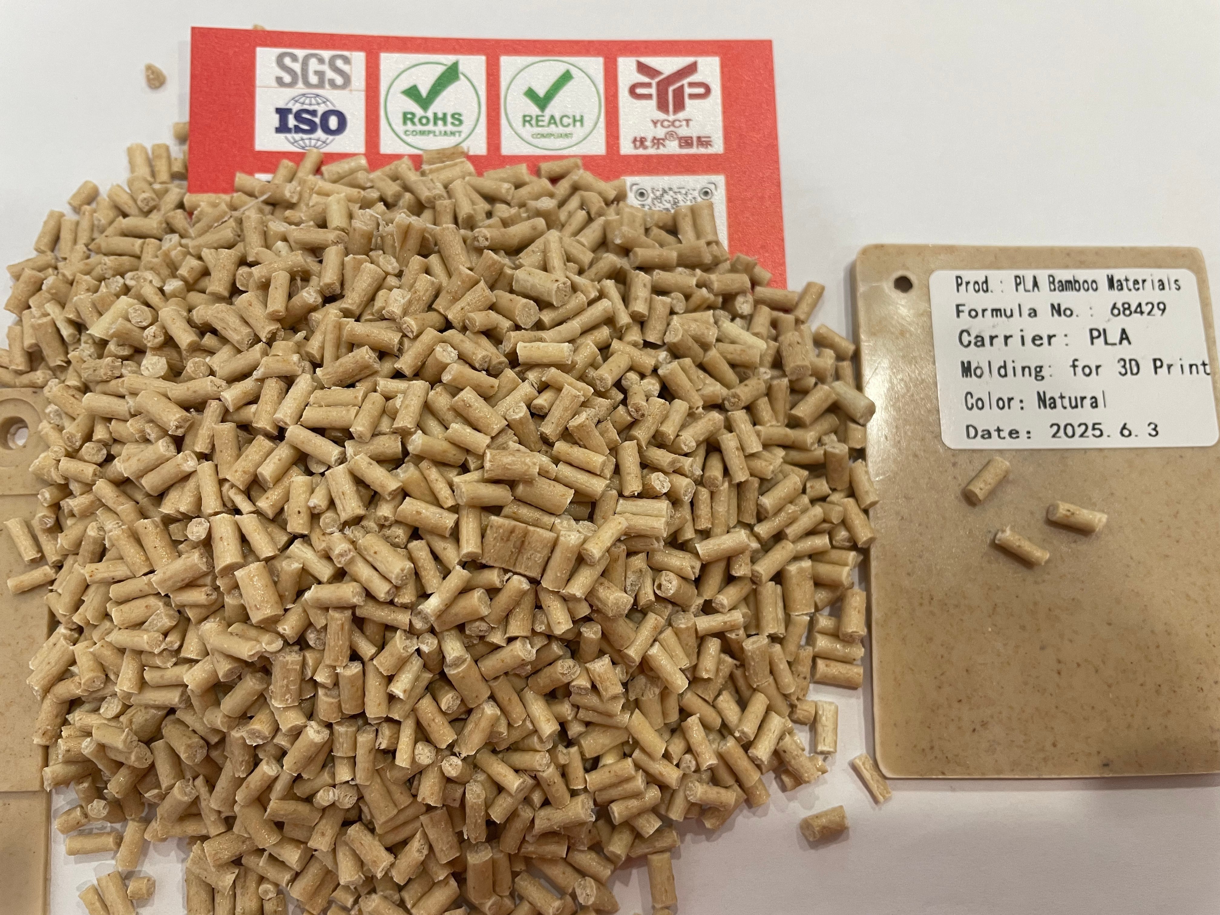 PLA Bamboo Fiber Modified Materials for 3D Print Furniture