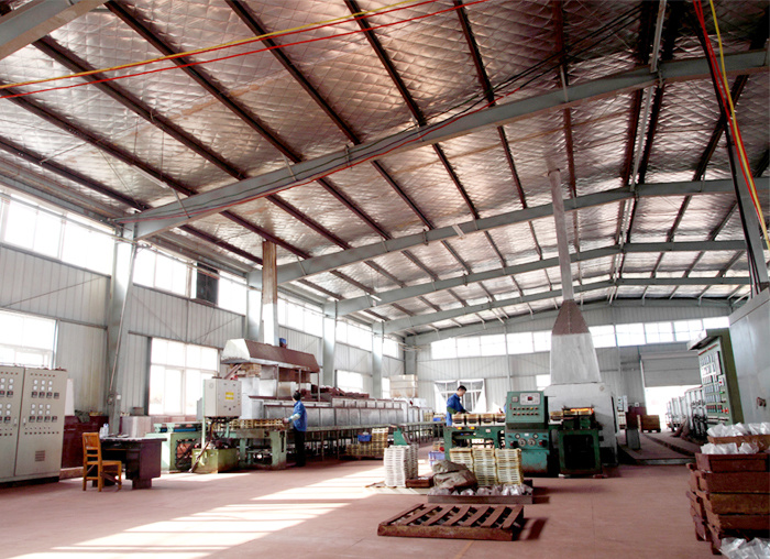 A corner of the firing workshop