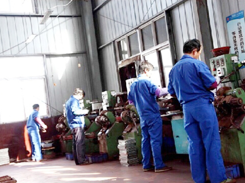 A corner of NiZn magnetic core processing workshop