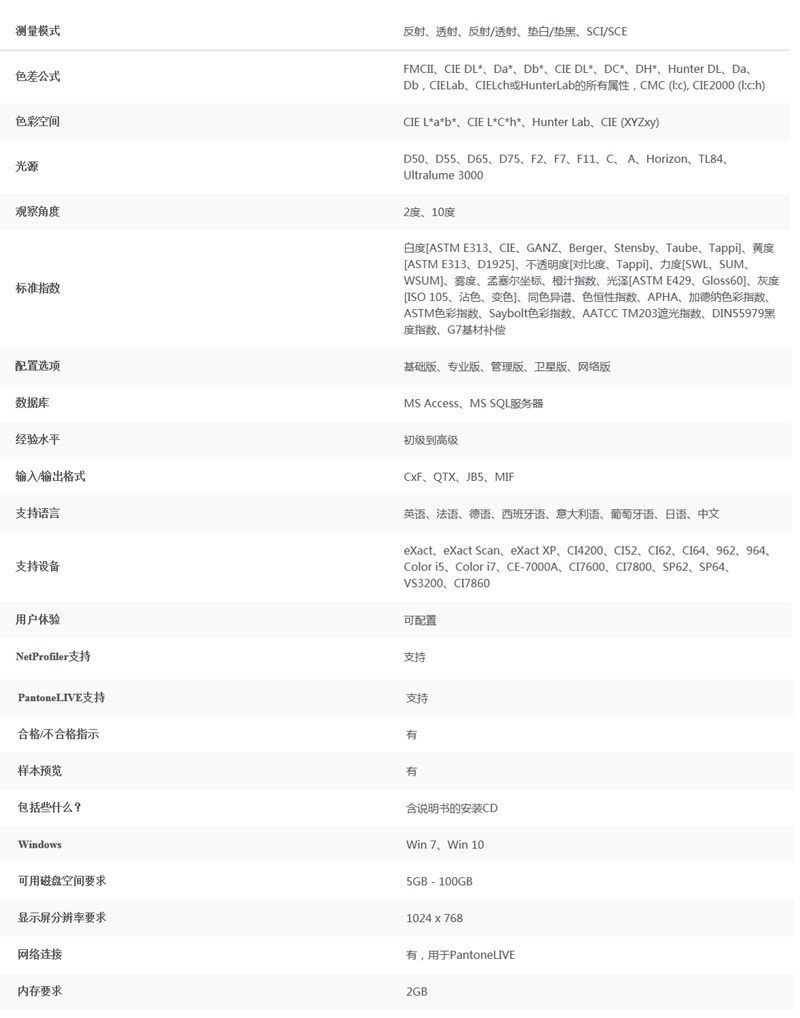 爱色丽电脑测配色系统