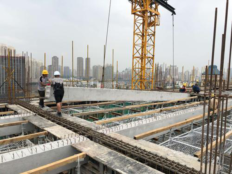 Precast component installation and reinforcement Precast component installation and reinforcement