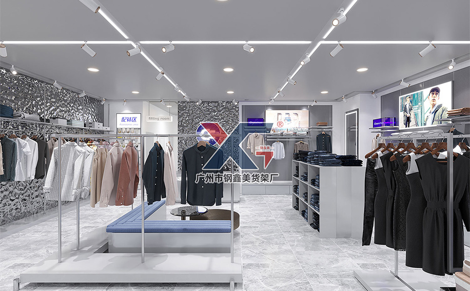 Clothing store shelf cooperation case