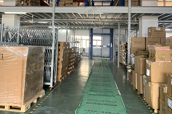 Warehouse shelving factory