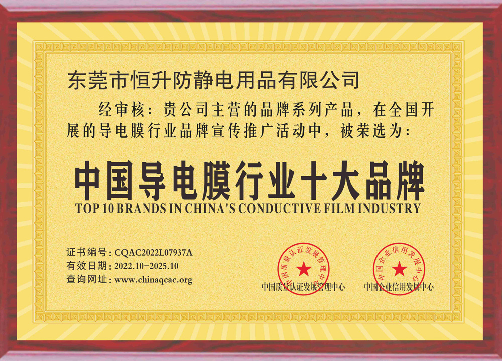 Top Ten Brands in China's Conductive Film Industry