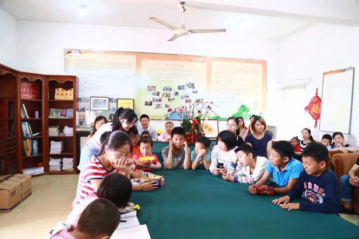 The public good has me to let love continue. Jinda nanotechnology enters Tongxin children welfare institute love line