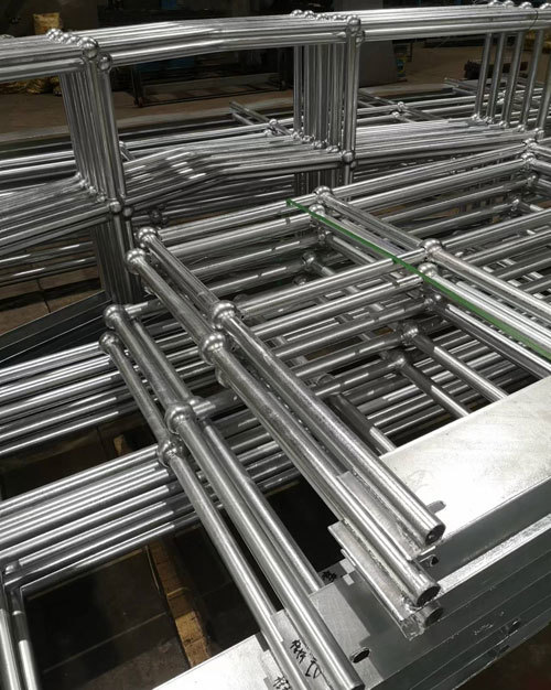 Ball-Joint Stanchion and Hand-railing