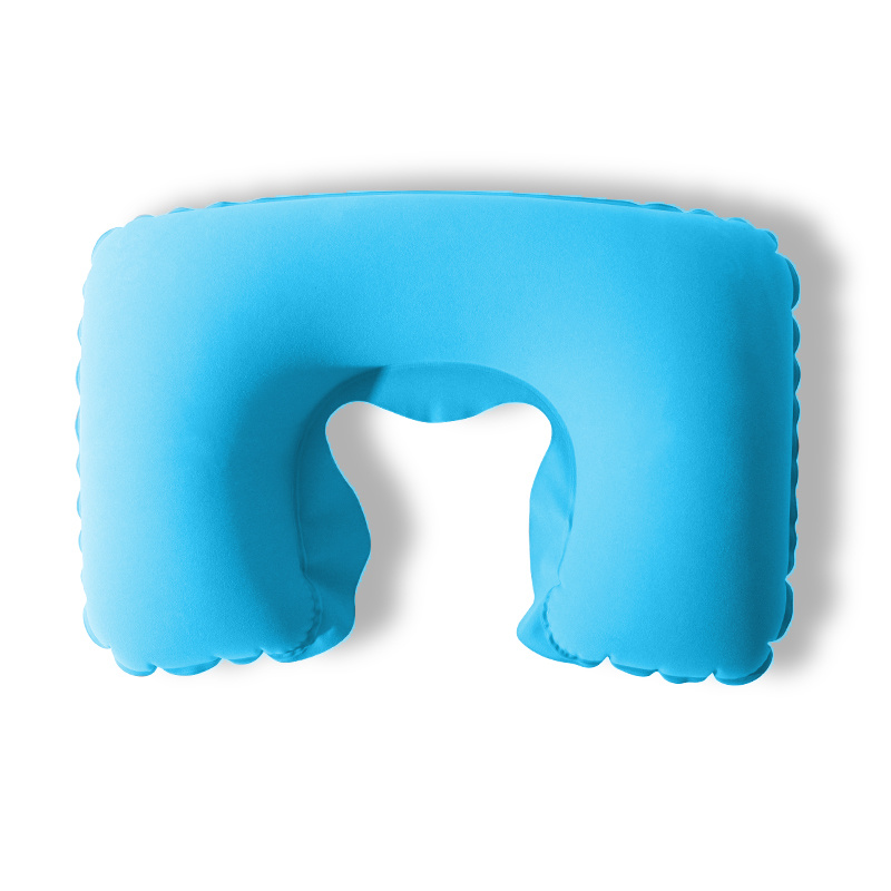 Mouth Blow Inflatable U Pillow Small