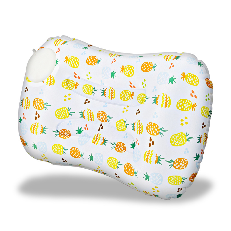 Push-up Ice Silk Inflatable Square Pillow