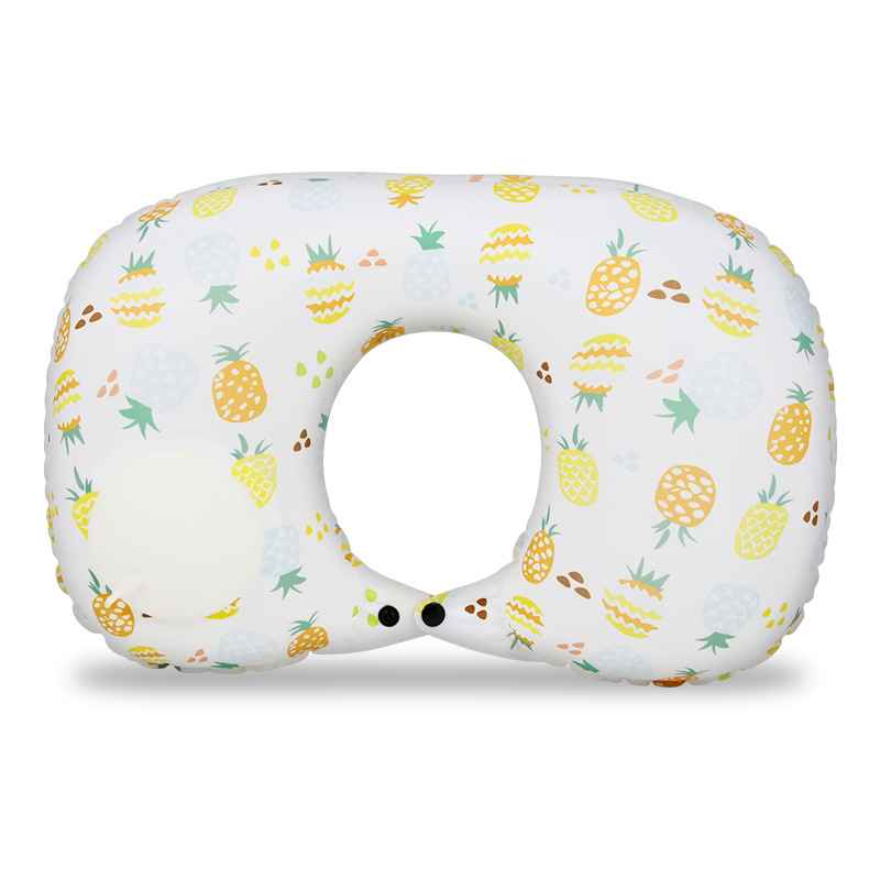Push-up Ice Silk Inflatable U Pillow