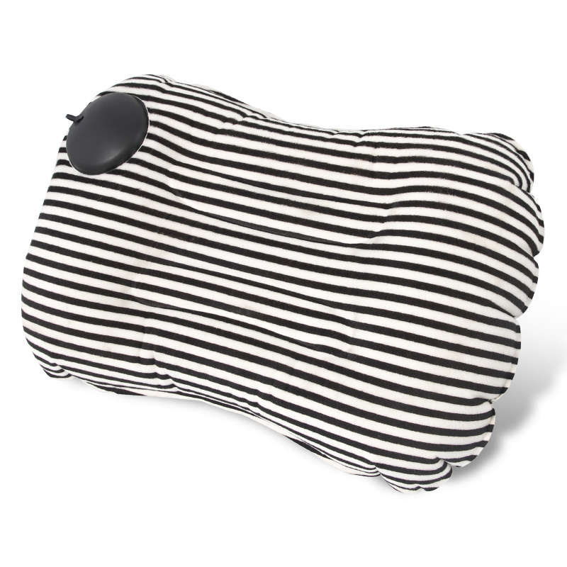 Push Stripe Inflatable Square Pillow