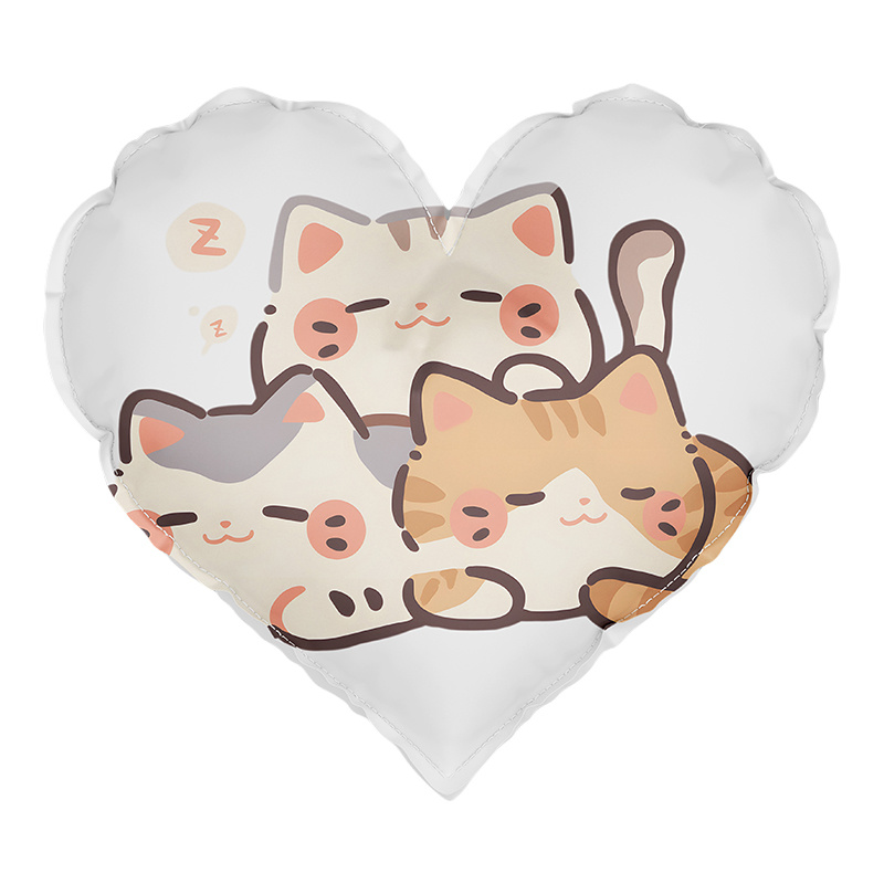 Heart-shaped pillow