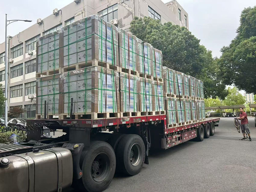 Production workshop - batteries to be delivered Production workshop - batteries to be delivered