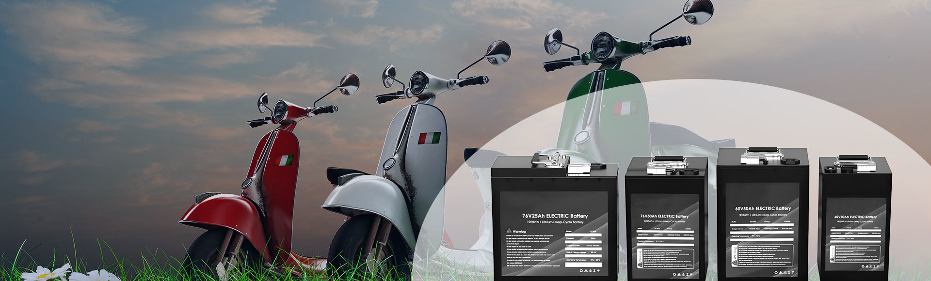 Low-speed power lithium battery