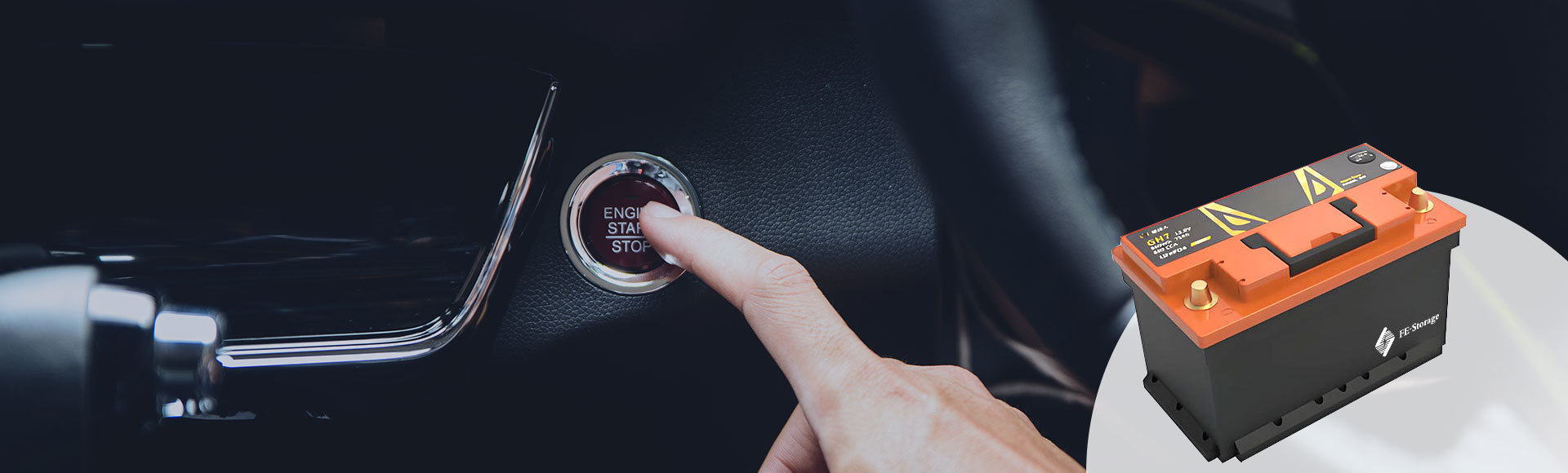 Automotive starting lithium battery