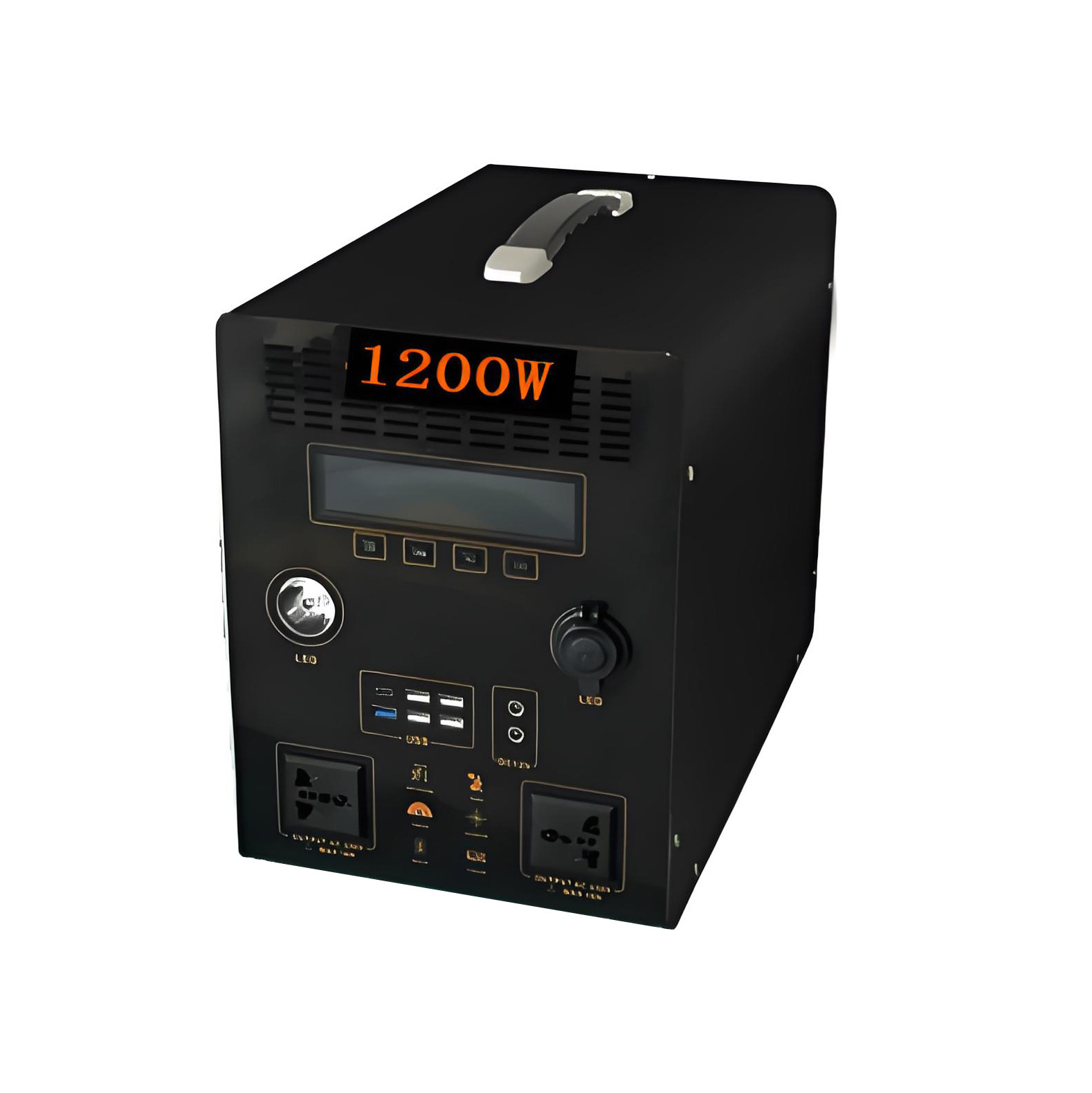 1200W Portable Power Station Solar Generator for Camping/Home Emergency Backup Model