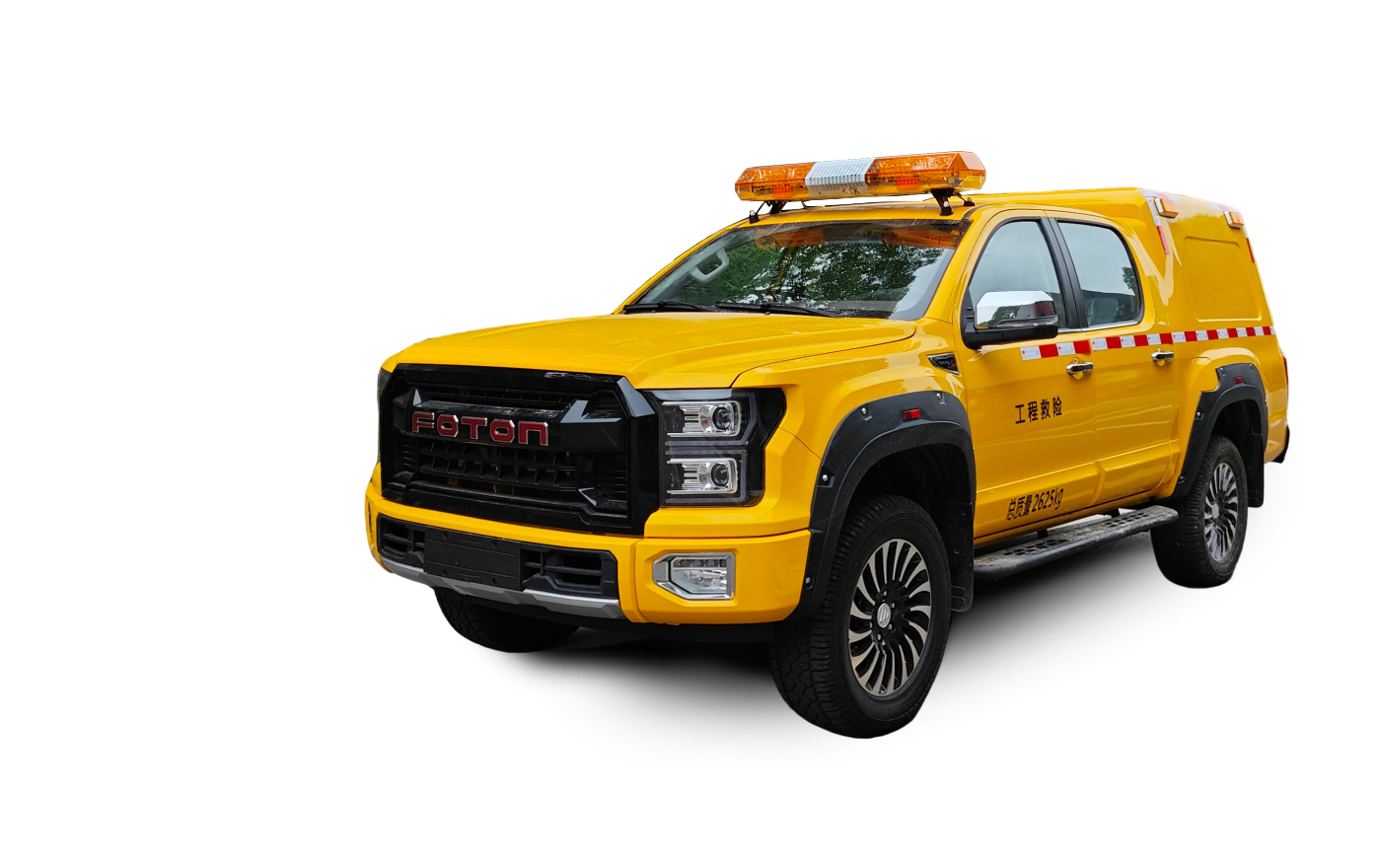 Four-wheel drive pickup rescue vehicle