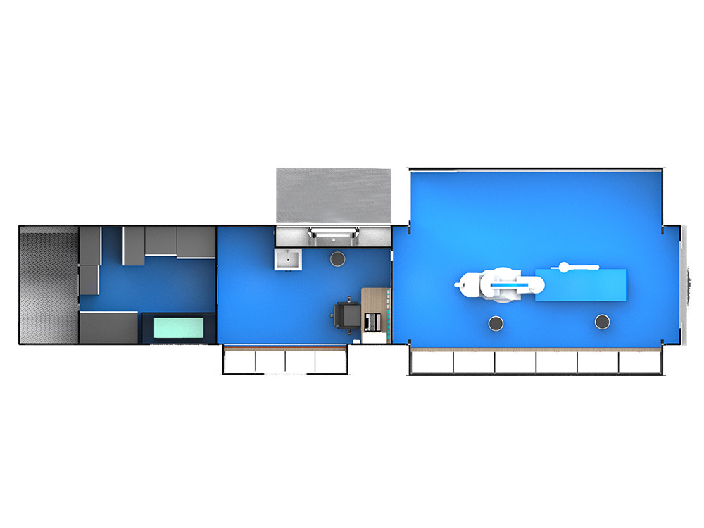 Details of the interventional surgery vehicle Details of the interventional surgery vehicle