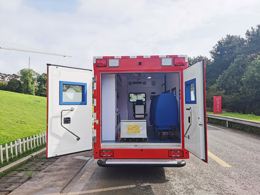 Detailed image of a fire service ambulance Detailed image of a fire service ambulance
