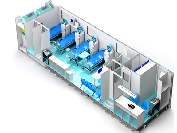 Details of mobile blood purification cabin Details of mobile blood purification cabin