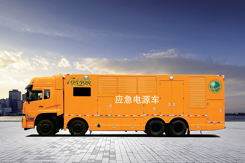 How long can the emergency power vehicle provide power continuously?