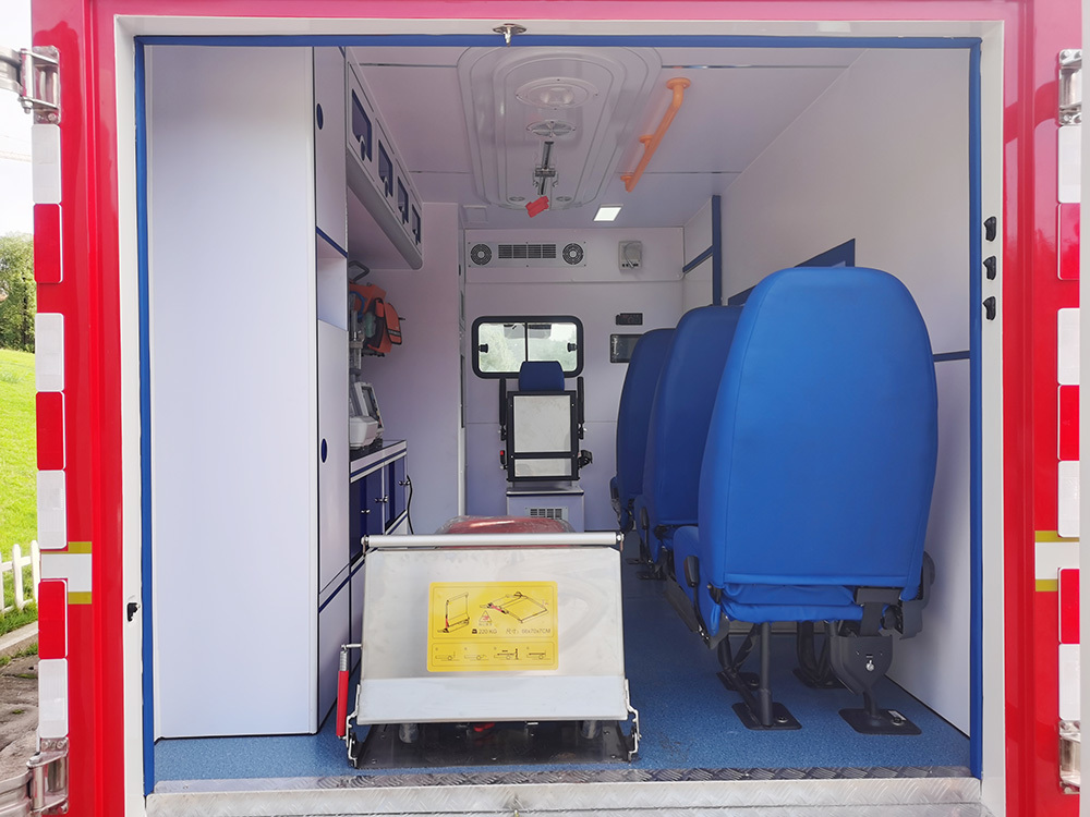 Detailed image of a fire service ambulance Detailed image of a fire service ambulance