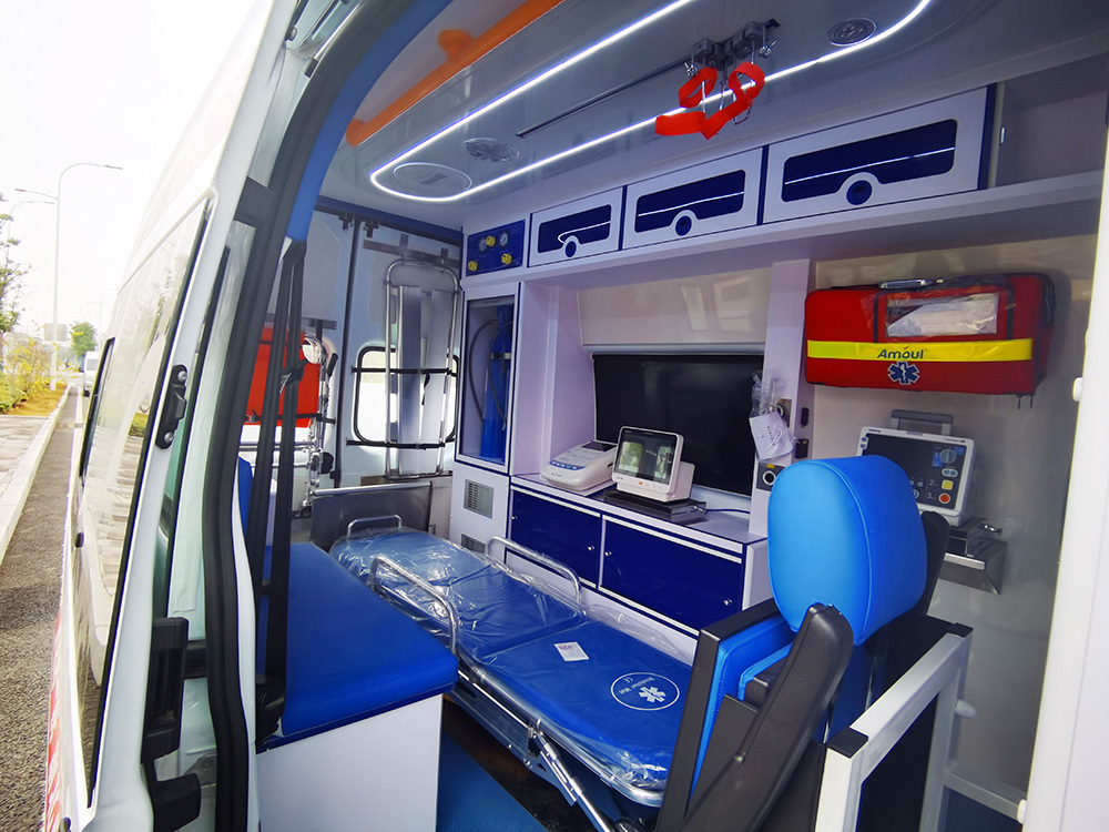 Details of a protective and custodial ambulance Details of a protective and custodial ambulance