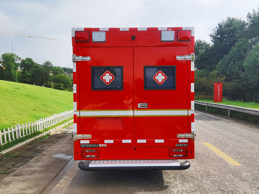 Detailed image of a fire service ambulance Detailed image of a fire service ambulance