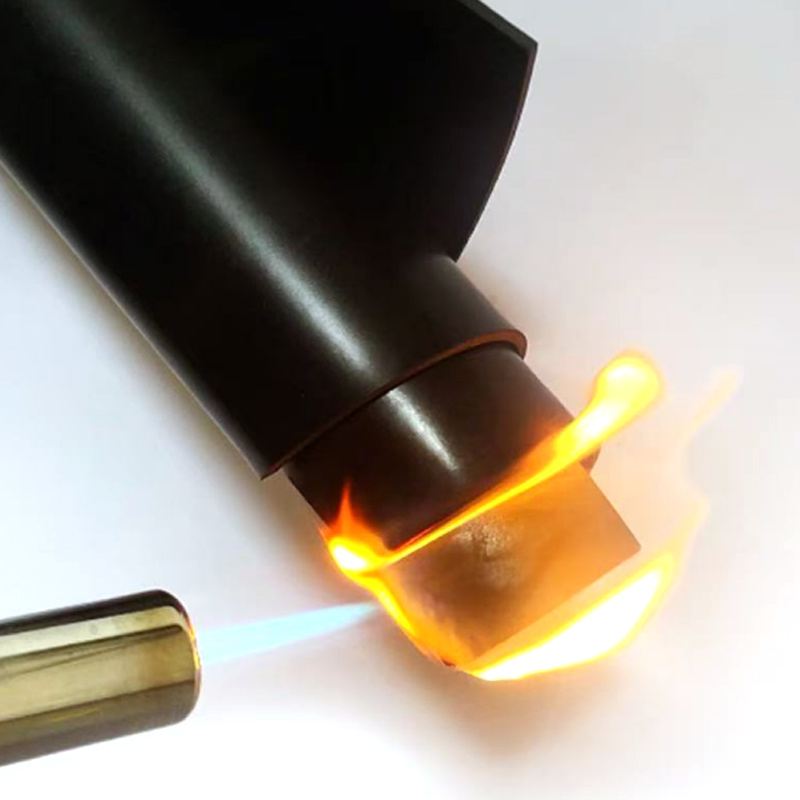 Flame retardant rubber sheet