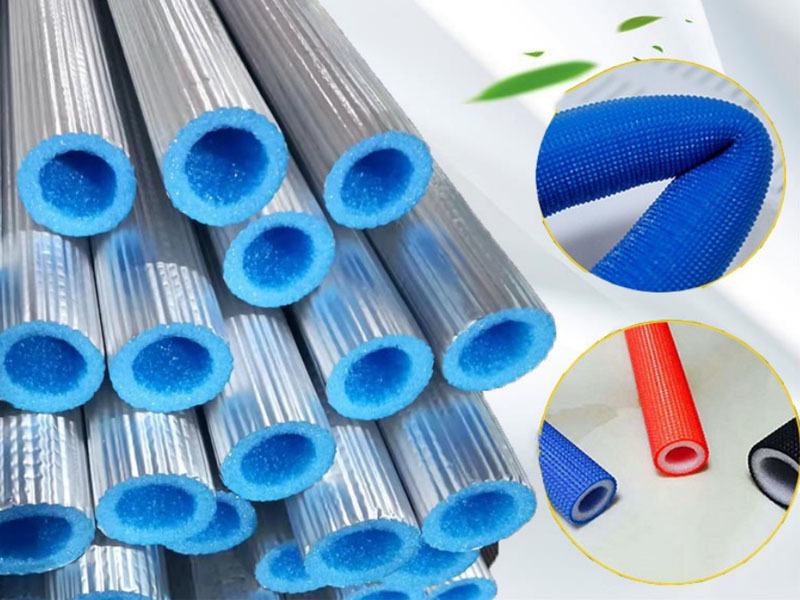 Aluminum foil embossed tube