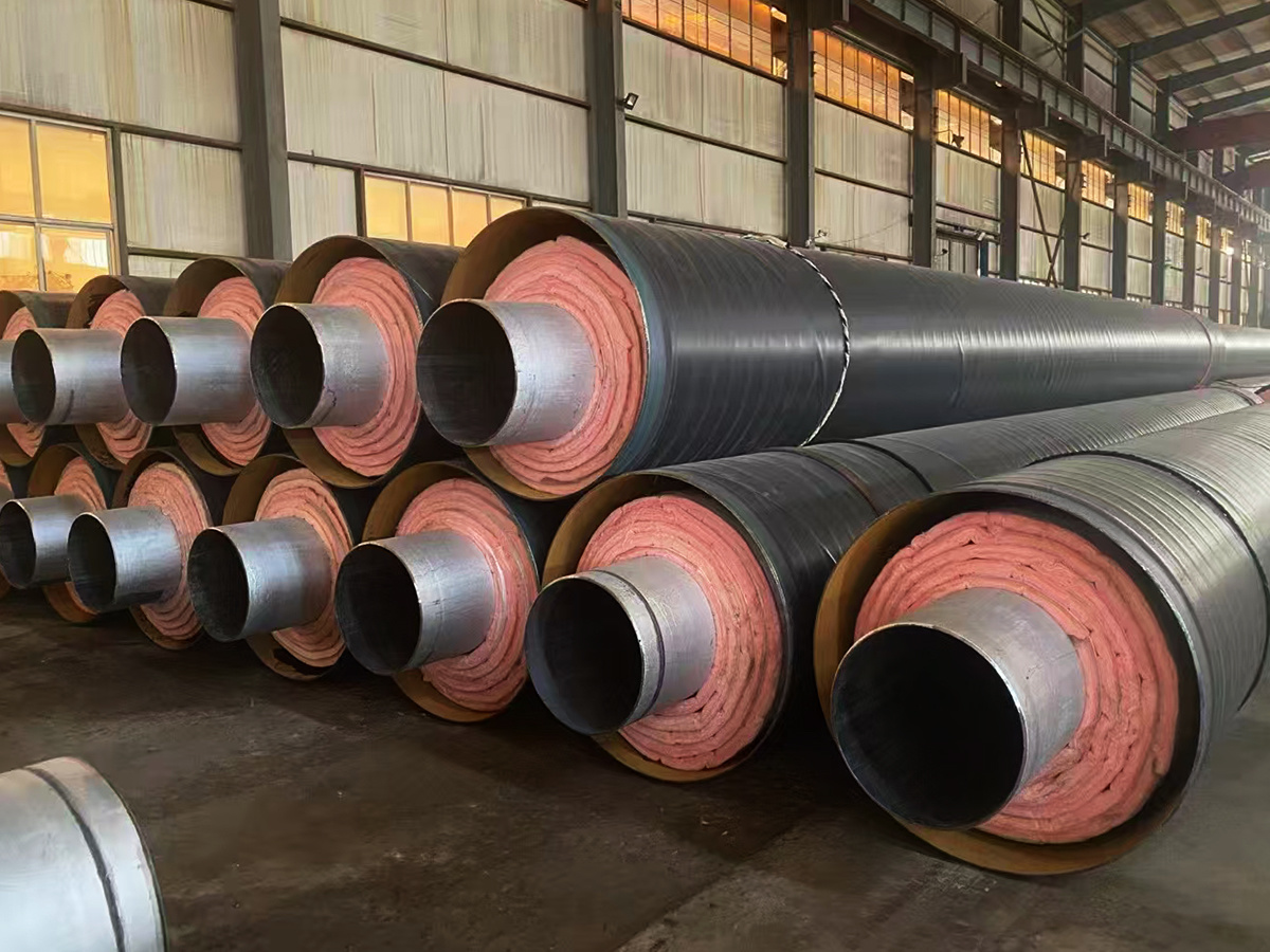 Polyurethane insulated steel pipe