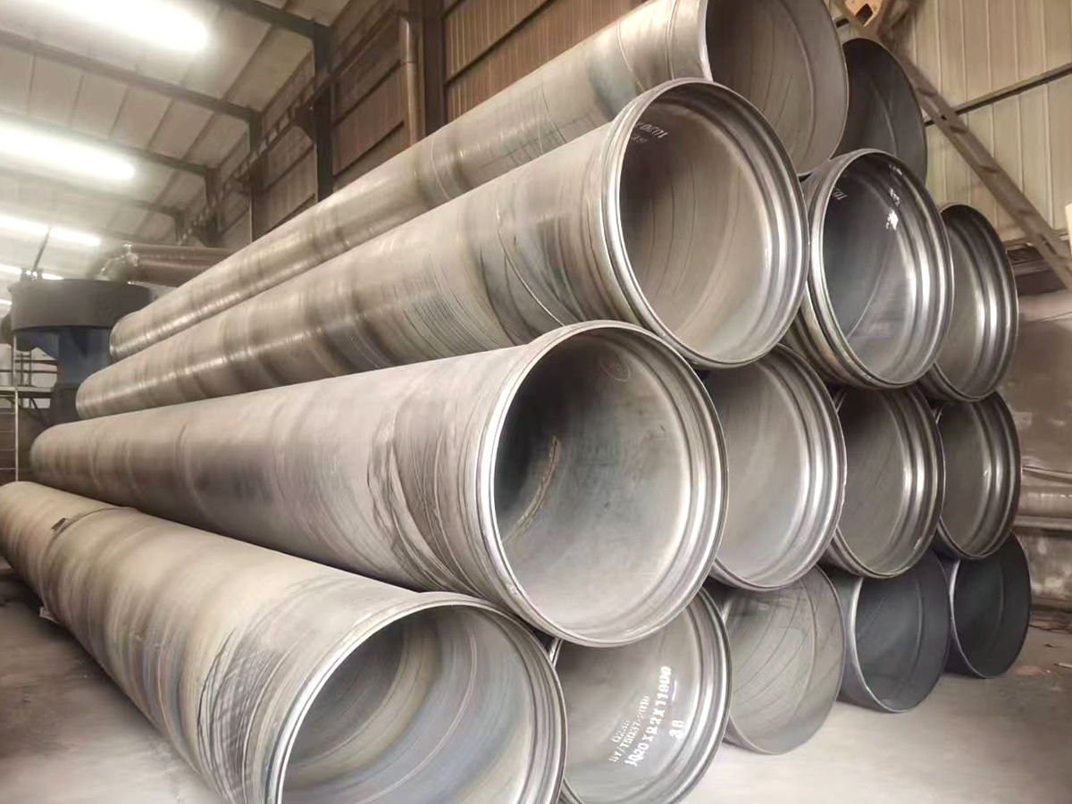 Galvanized iron sheet insulated pipe